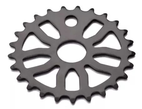 Звезда велосипедная BMX KENLI AM-C117, передняя, BMX, 1/2''x1/8''х25Т, сталь, черный, KL-C117