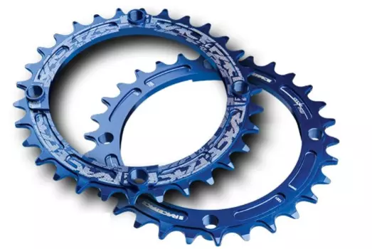 Звезда велосипедная Garbaruk, передняя, 104 BCD Round 32T Blue, 5907441516952