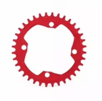 Звезда велосипедная Garbaruk, передняя, 104 BCD Round 36T Red, 5907441517126