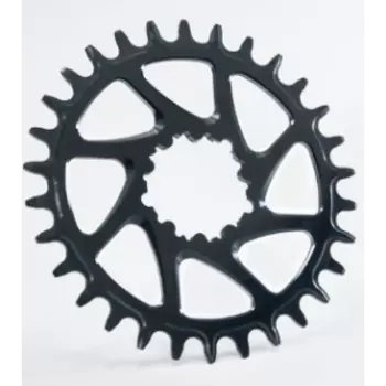 Звезда велосипедная Garbaruk, передняя, SRAM BB30 Round 36T Black, 5907441526258