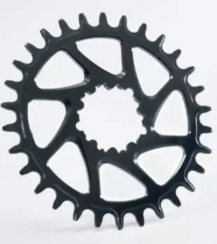 Звезда велосипедная Garbaruk, передняя, SRAM BB30 Round 36T Black, 5907441526258