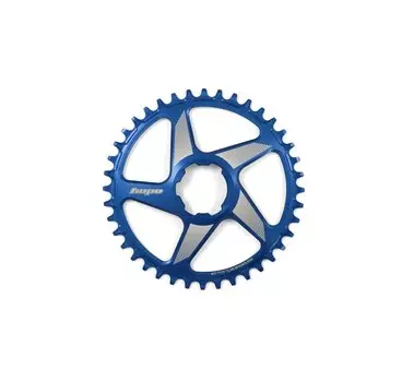 Звезда велосипедная HOPE Spiderless RX Chainring, для системы с прямым монтажом, 38 T (узкий/широкий), синий, RR38RXSPB