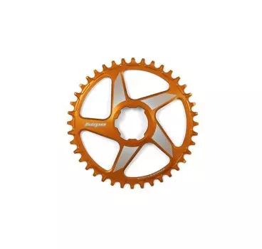Звезда велосипедная HOPE Spiderless RX Chainring, для системы с прямым монтажом, 38T (Narrow/wide), оранжевый, RR38RXSPC
