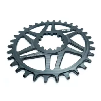 Звезда велосипедная Neutrino Sram DM, смещение 0мм, круг, 34t, черный, NCSRAM0R34BK