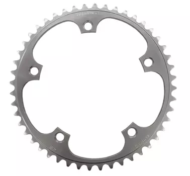 Звезда велосипедная Shimano DA Track, FC-7710, передняя, 48T, 1/2"X1/8", серебристый, Y16S48001
