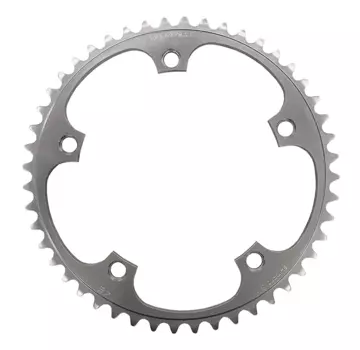 Звезда велосипедная Shimano DA Track, FC-7710, передняя, 47T, 1/2"X1/8", серебристый, Y16S47001