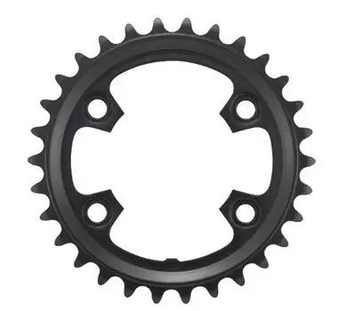 Звезда велосипедная Shimano GRX, передняя, для FC-RX600, 30T-NF, черный, Y0K630000