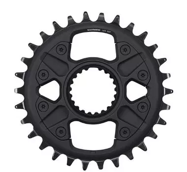 Звезда велосипедная SHIMANO, передняя, для FC-M6100-1, 30T, черный, Y0L198040