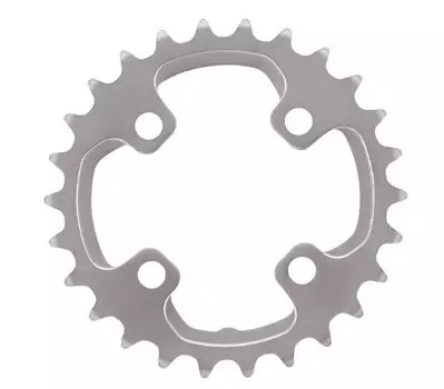 Звезда велосипедная Shimano XT, для FC-M785, 26T, AK, серебристый, Y1ML26000