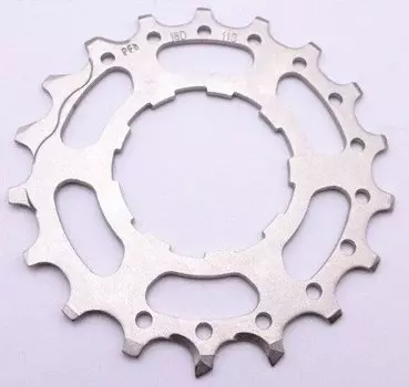 Звезда велосипедная SHIMANO, задняя, 18 зубов, для кассеты CS-6800 11-32Т, серебристый, Y1Y918200