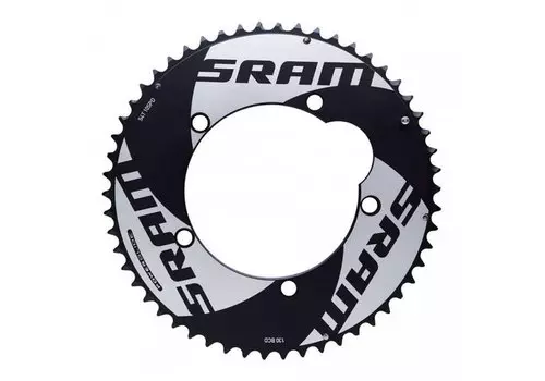 Звезда велосипедная Sram Chainring Red TT, 10s, 54T, 130mm, Al 4mm, черный, 11.6215.198.030