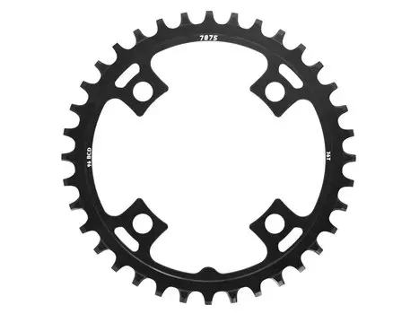 Звезда велосипедная SunRace Chainring CRMX0W, передняя, Narrow Wide, 1x11-speed, 36T, BCD 96, черный, A236068