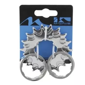 Звезды велосипедные M-Wave, с переходником, 8/9/10 скоростей, 14/16/18Т, 5-320070