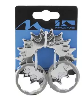 Звезды велосипедные M-Wave, с переходником, 8/9/10 скоростей, 14/16/18Т, 5-320070