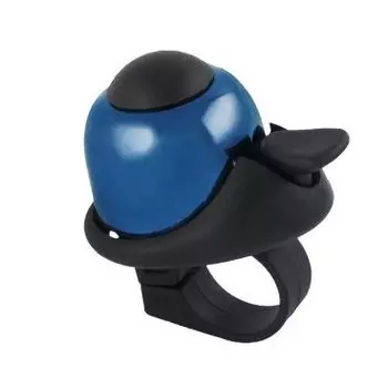 Звонок M-WAVE алюм./пластик мини D=36мм громкий и долгий звук синий 5-420144