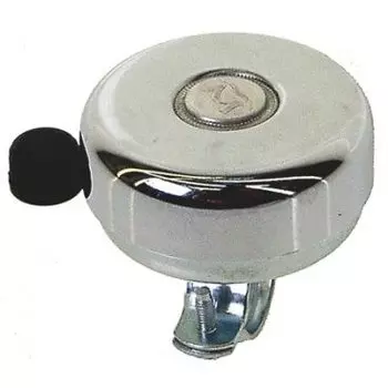 Звонок сталь M-Wave D=59мм сильный звук защита от дождя серебристый 5-420011