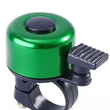 Звонок TRIX, механический, ударный, 35мм, алюминий/пластик, черно-зелёный, BL-TX-2-04-BKGR