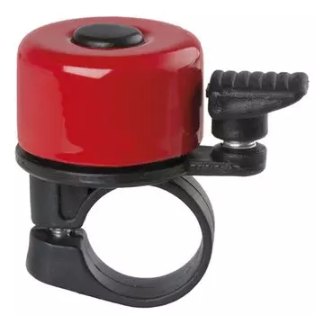 Звонок TRIX, механический, ударный, 35мм, алюминий/пластик, черно-красный, BL-TX-2-03-BKR