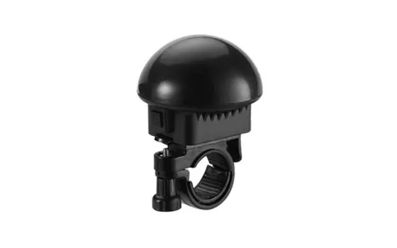 Звонок велосипедный электрический, батарейки в комплекте, черный, JY-575C