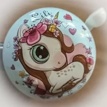 Звонок велосипедный детский Vinca Sport, рисунок LILI, YL 43 LILI