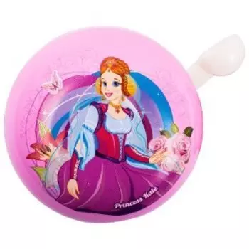 Звонок велосипедный детский Vinca Sport, рисунок "Принцесса Катя", YL 43 Princess Kate