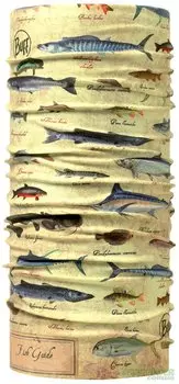 Велобандана BUFF Angler High UV Protection, BUFF FISH GUIDE, 100255.00