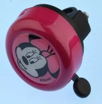 Звонок велосипедный JOY KIE, металл - пластик, цвет розовый, JK4376