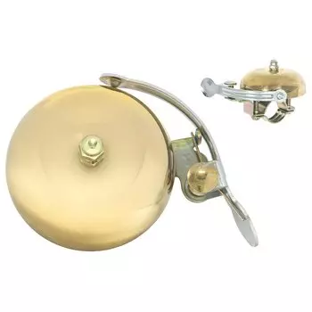 Звонок велосипедный KLS BANG 70 латунный "ретро"