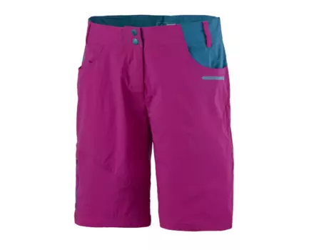 Шорты велосипедные женские Scott Trail MTN Stretch festival purple/s. blue, свободные, 241848-5062