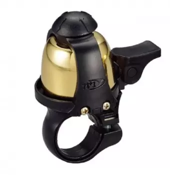 Звонок велосипедный NUVO, D:34мм, звонит постоянно на спуске и при торможении, ручной/автоматический, B430BP