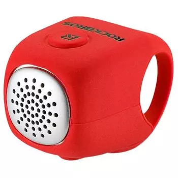 Звонок велосипедный Rockbros, электрический, 90 дБ, влагозащитный, красный, CB1709