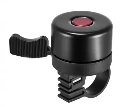 Звонок велосипедный Rockbros, медный сплав/пластик, черный, 2018-1B