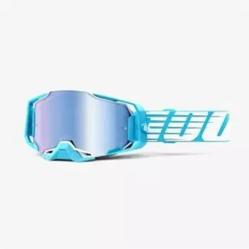 Веломаска 100% Armega Goggle Oversized Sky / Mirror Blue Lens, 50721-250-01