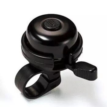 Звонок велосипедный SW, универсальный, пластик, алюминий, чёрный, SW-RIN-100