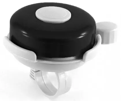 Звонок велосипедный Vinca Sport, алюминий, 52 мм, чёрный, YL 02 black