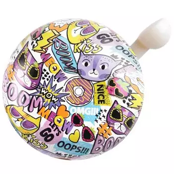 Звонок велосипедный Vinca Sport "boom", 50 мм, алюминий, YL 43 boom