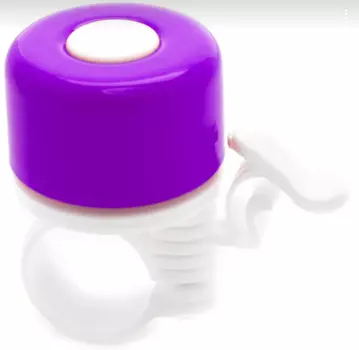 Звонок велосипедный Vinca Sport, диаметр 35мм, фиолетовый, YL 011-8 violet