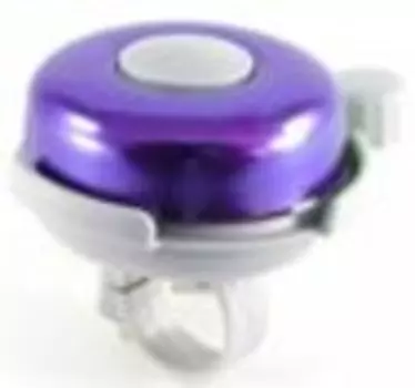 Звонок велосипедный Vinca Sport, диаметр 52мм, фиолетый металлик, YL 02 violet