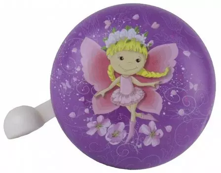 Звонок велосипедный Vinca sport "Mila", детский, алюминий/пластик, фиолетовый, YL 43 Mila