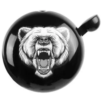 Звонок велосипедный Vinca sport "nothern hunter", детский, алюминий/пластик, D: 53 мм, черный, YL 43 nothern hunter