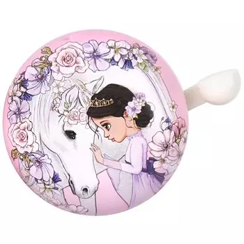 Звонок велосипедный Vinca Sport, рисунок "Alice", 50мм, YL 43 Alice