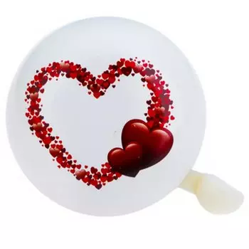 Звонок велосипедный Vinca Sport "сердечко", 50 мм, YL 43 heart