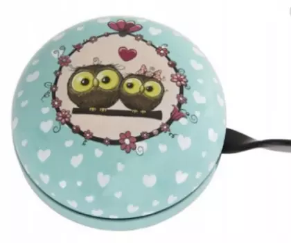 Звонок велосипедный Vinca Sport "совушки", YL 31 owl