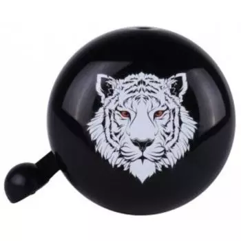 Звонок велосипедный Vinca sport "тигр", детский, алюминий/пластик, черный, YL 43 tiger