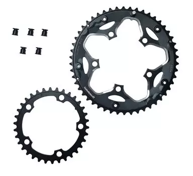 Звёзды передние PROWHEEL, 50/34T, BCD110, на пятилапку, чёрный, ZTB21212