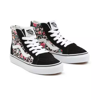 Детские кеды Leopard Floral Sk8-Hi Zip