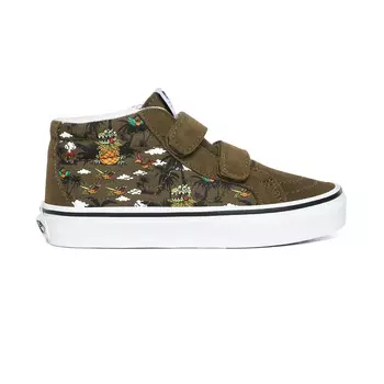 Детские высокие кеды Dineapple Floral Sk8-Mid Reissue V