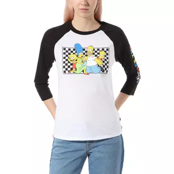 Лонгслив Vans X The Simpsons Family Raglan