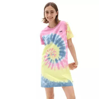 Платье Spiraling Tee Dress TIE DYE