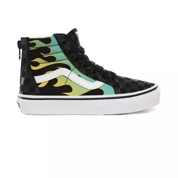 Высокие кеды Glow Flame Kids Sk8-Hi Zip